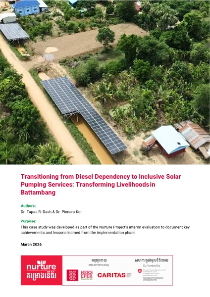 Cover – From Diesel Dependency to Inclusive Solar Pumping Services in BAT